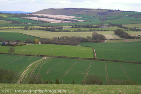 scarp and vale topography